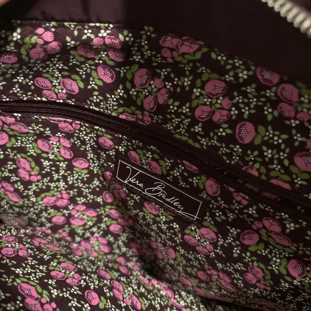 Vera Bradley Microfiber Quilted North South Tote Bag